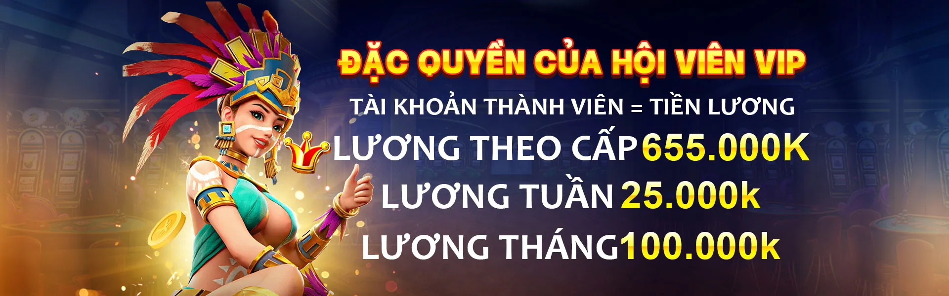 Thành viên VIP luckywin nổ hũ với các đặc quyền độc quyền và trải nghiệm sòng bạc sang trọng